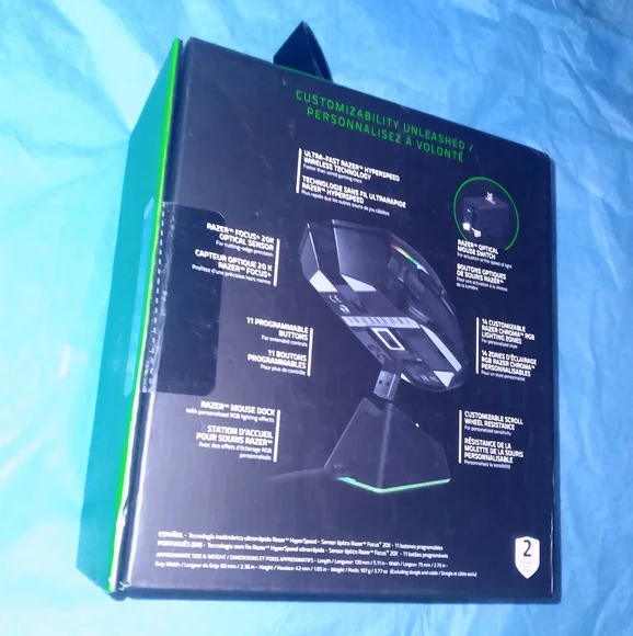 Razer Basilisk Ultimate Wireless Gaming Mouse With Charging Deck